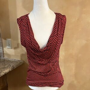 MICHAEL Michael Kors Red and Black Camisole